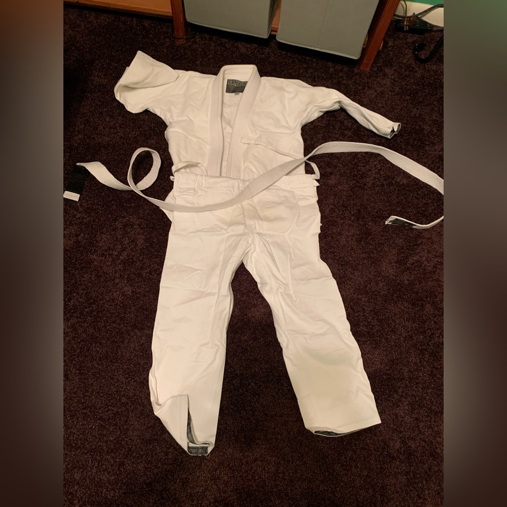 Century Kid's BJJ Brazilian Jiu Jitsu Gi White MMA Martial Arts Karate M2